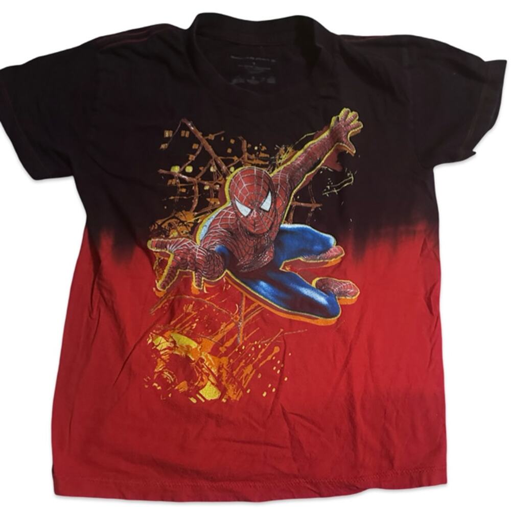 Spider-Man Boys Graphic T-Shirt Size 7 Maroon